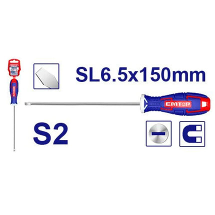 مفك  عادي ثقيل EMTOP ESDRSL6602 Slotted