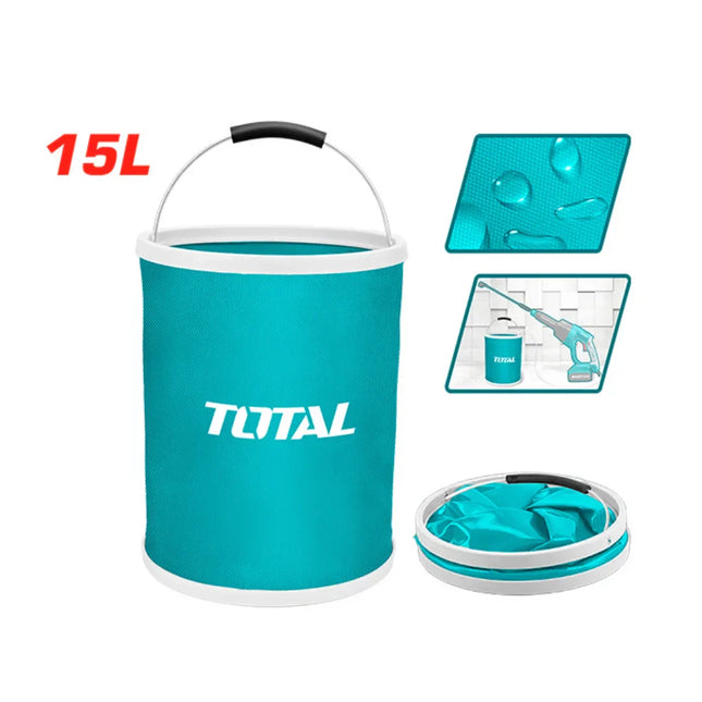 سطل قابل للطي سعة 15 لتر Total TGTFB15 - jabalitools