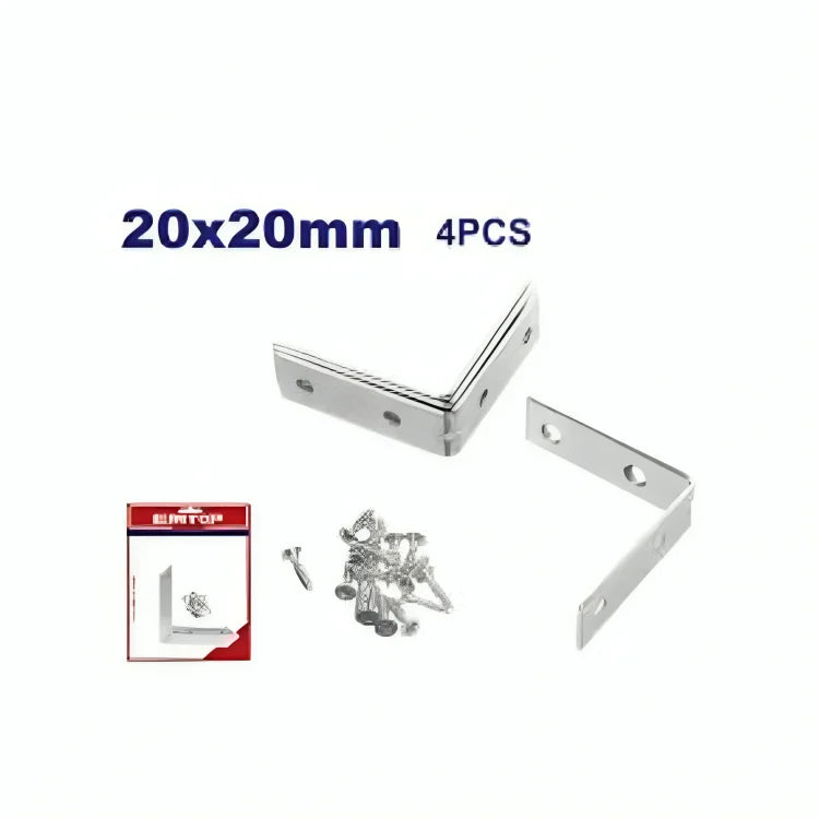 زوايا تثبيت 2×2 – طقم 4 قطع  EMTOP EMCY2K20 | EMTOP