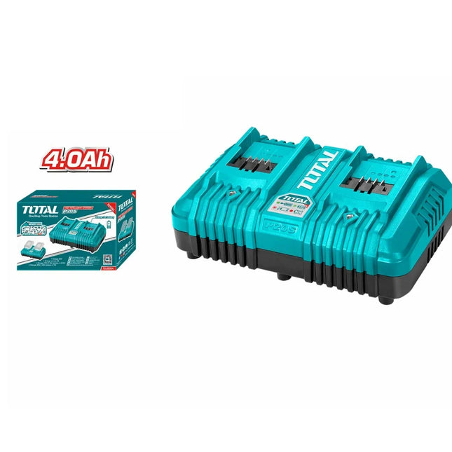 20V Total TCLI2034 Dual Intelligent Fast Charger