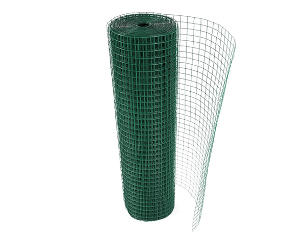 1x1 Green PVC Plastic coated Welded Wire Mesh - Mega Hardware