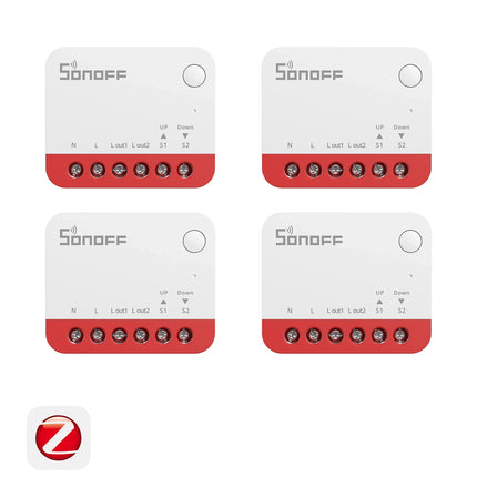 عبوة مفاتيح ابجور ذكية بتقنية زيجبي (عبوة من 4 وحدات) | Sonoff MINI-ZBRBS