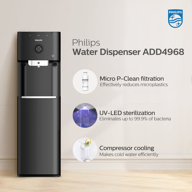 كولر ماء م بتعبئة سفلية باستخدام اشعة فوق البنفسجية مع تقنية Micro P-Clean من فيليبس