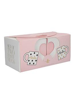 Creative Tops Ava & I Set of 2 Besties Mugs