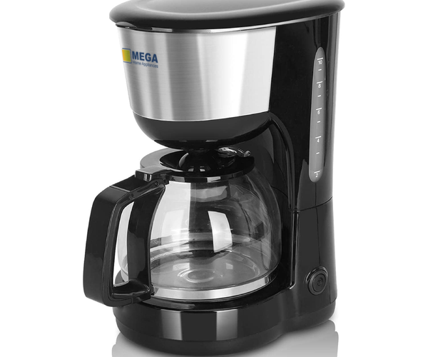Mega Coffee Maker 1000W 10-cup programmable coffee maker