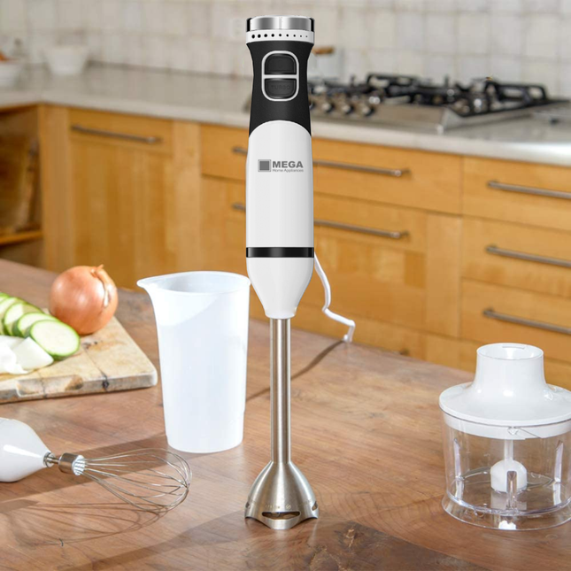 خلاط يدوي ميجا 600 واط - ابيض