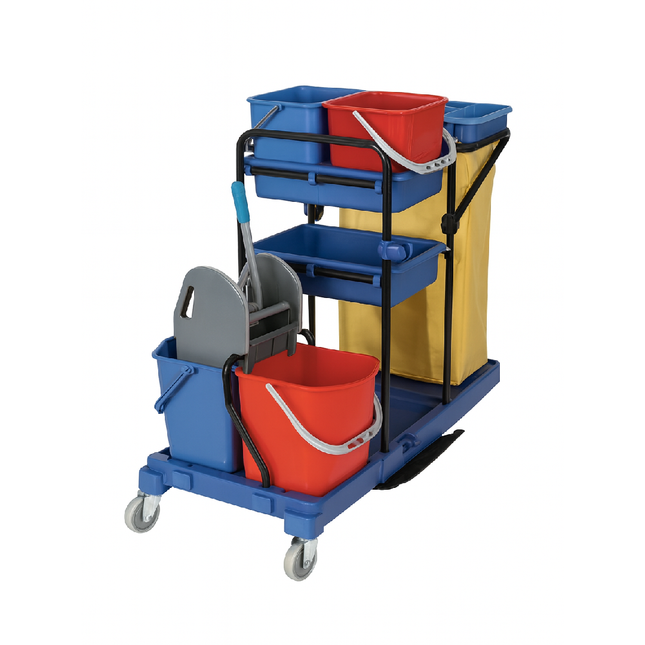 عرباية تنظيف مع عصارة كاملة ثقيل  - عرباية تغبير