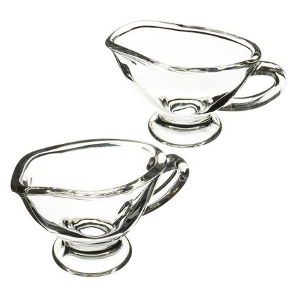 Master Class Artesà Mini Gravy Boats / Sauce Jugs, 40 ml - Glass (Set of 2)