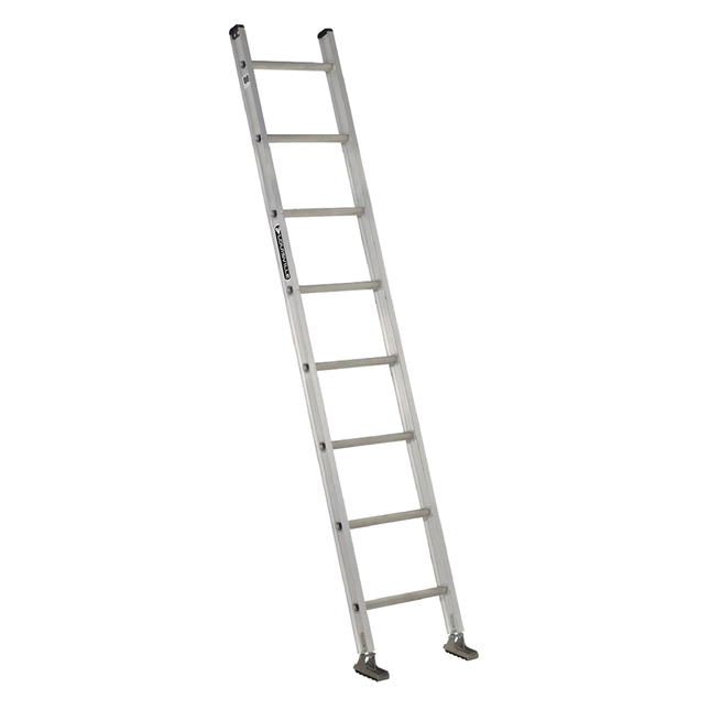 سلم مفرد المنيوم من مزايا عدة اطوال