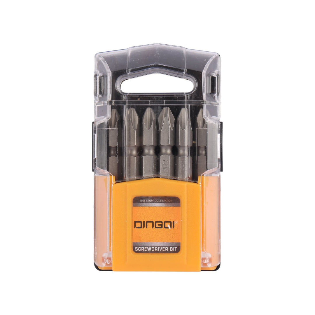 طقم راسيات مفك درل دينكي مصلب من الطرفين 10قطع | DINGQI طقم راسيات مفك درل دينكي مصلب من الطرفين 10قطع | DINGQI