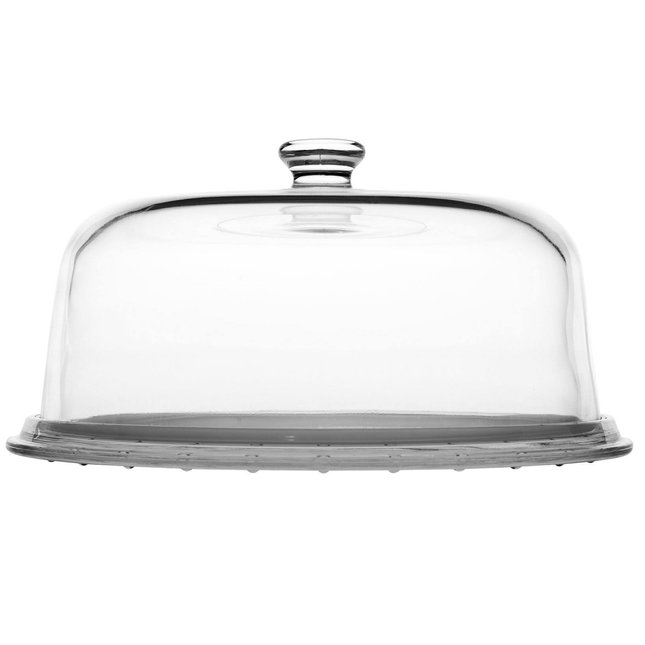 طبق كيك مع غطاء أكريليك 33 سم