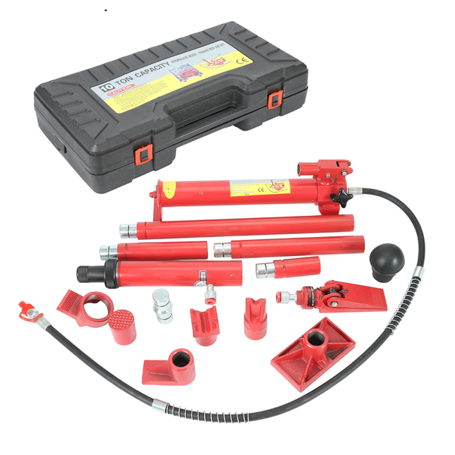 رافعة هيدروليكية بورتا باور 10 طن من فربيرس 2 متر جك بودي