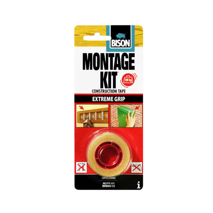 تيب لاصق مونتاج كت 19ملم×1.5متر 6305487 من بايسون