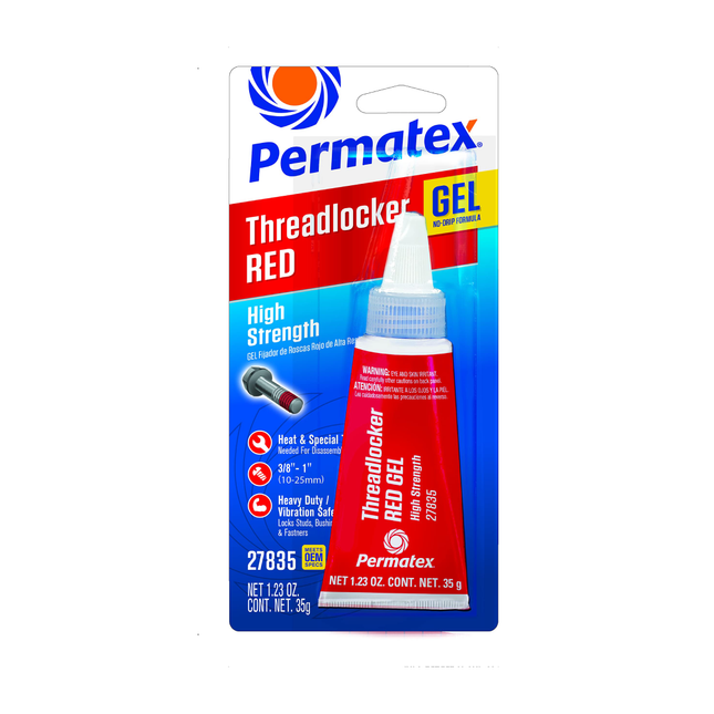 لاصق تثبيت البراغي عالي القوة لون احمر 35غرام 27835