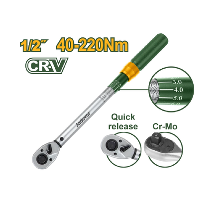 ذراع شد طقطيقة 40-200 نيوتن 1/2" من ديلوDTWQ1D12DTWQ1D12