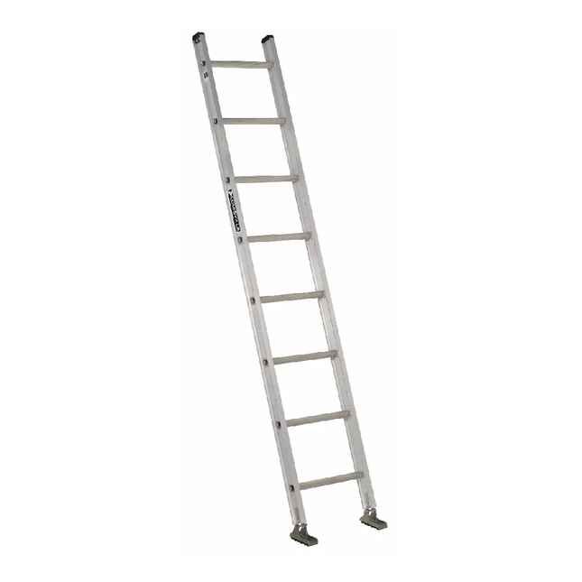 Single aluminum ladder from Mazaya, various lengths