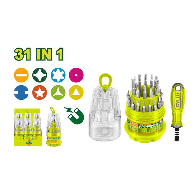 Dellew 31-Piece Precision Screwdriver Set DTSS1J31 