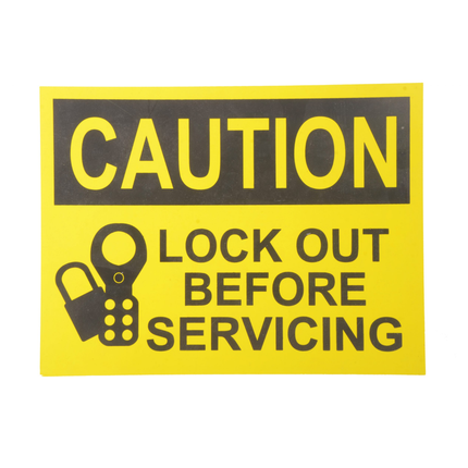 لوحة ارشادية بلاستيك 20*30 سم