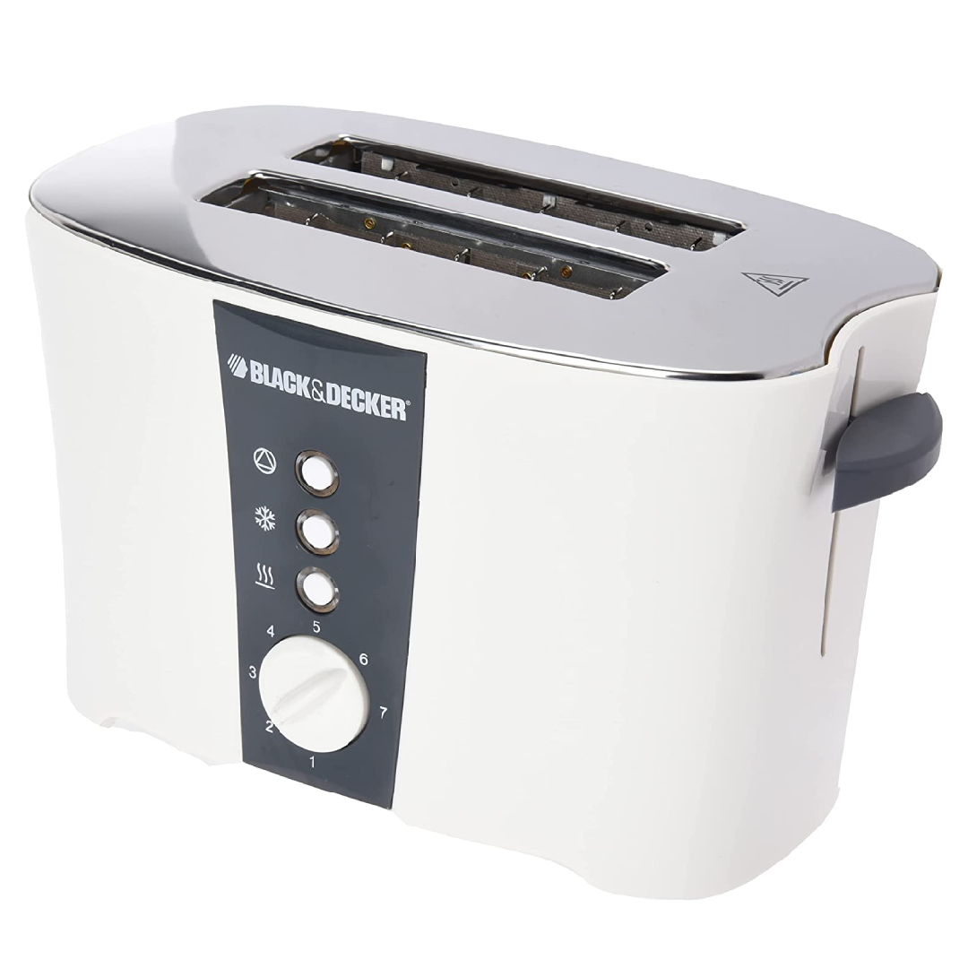 Black & Decker 80W Toaster, 2 Slices, ET122-B5 – Amman Hardware stores