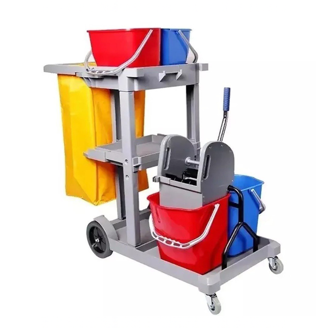 عرباية تنظيف مع عصارة كاملة - عرباية تغبير