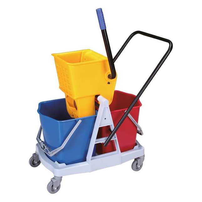 عرباية تنظيف حوضين مع عصارة ثقيل