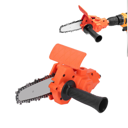 Drill conversion to chainsaw