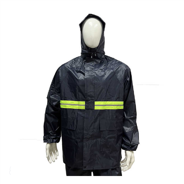 بدلة عمال مطرية لون كحلي مع شنتة