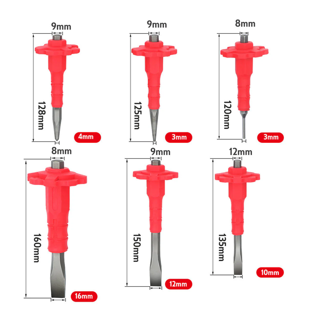 طقم ازاميل 6قطع