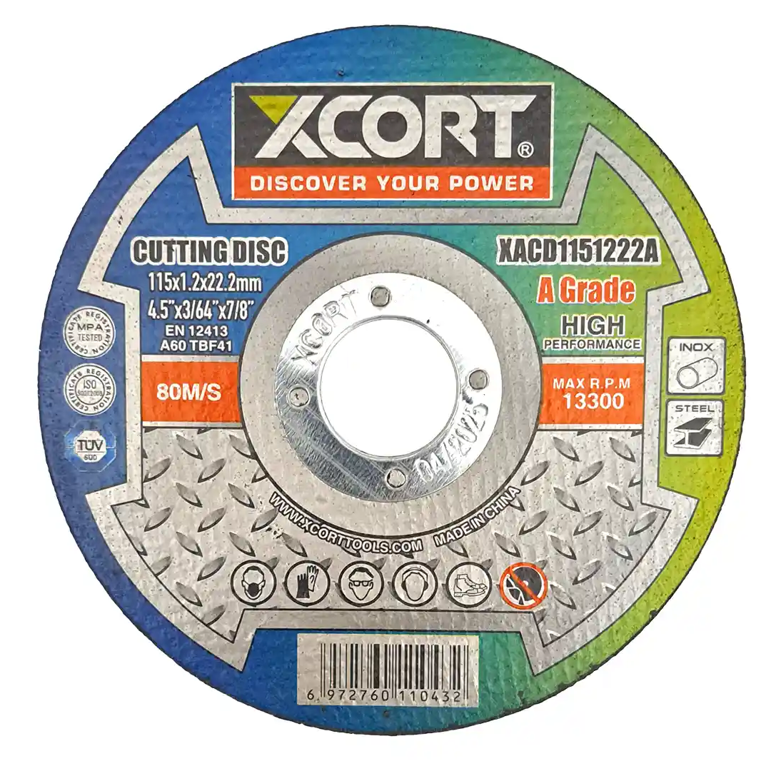 اسطوانة قص حديد 4.5 انش اكسكورتXACD1151222A | XCORT اسطوانة قص حديد 4.5 انش اكسكورتXACD1151222A | XCORT