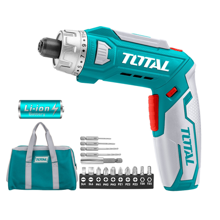 مفك شحن براغي 8 فولت من توتال