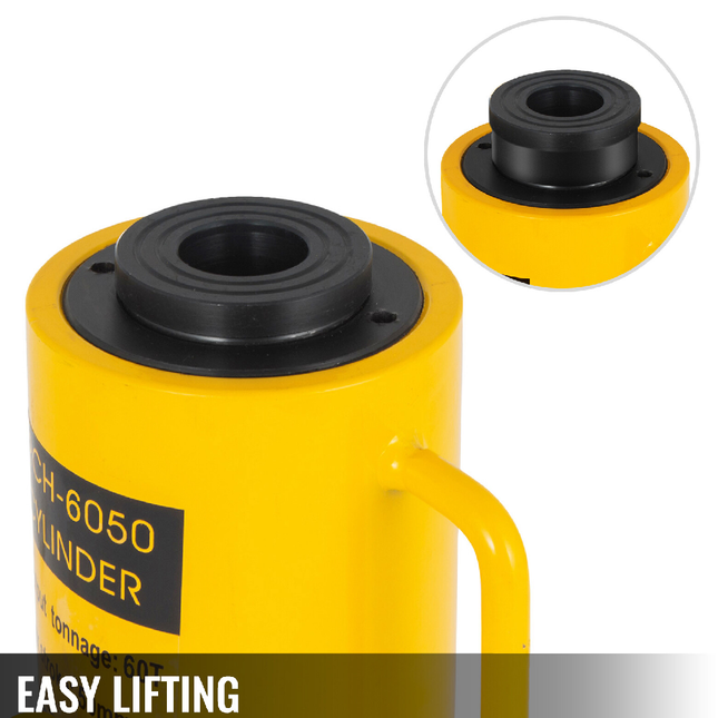 جك زيت على مضخة هايدروليك  60طن 50مم