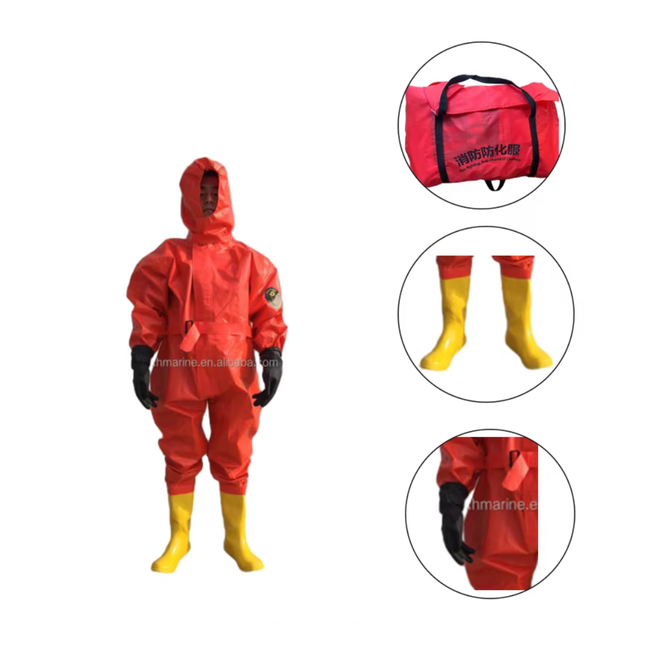 افرهول كيماوي كامل بدلة مواد كيماوية