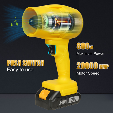 بلور هواء توربو لاسلكي 20فولت – صناعي عالي الجودة