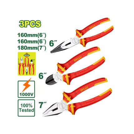 طقم قطاعة وزراديات عازل للكهرباء ديلو