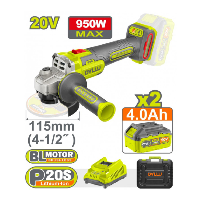 صاروخ شحن برشلس مع بطاريتين 4 أمبيرمن ديلو