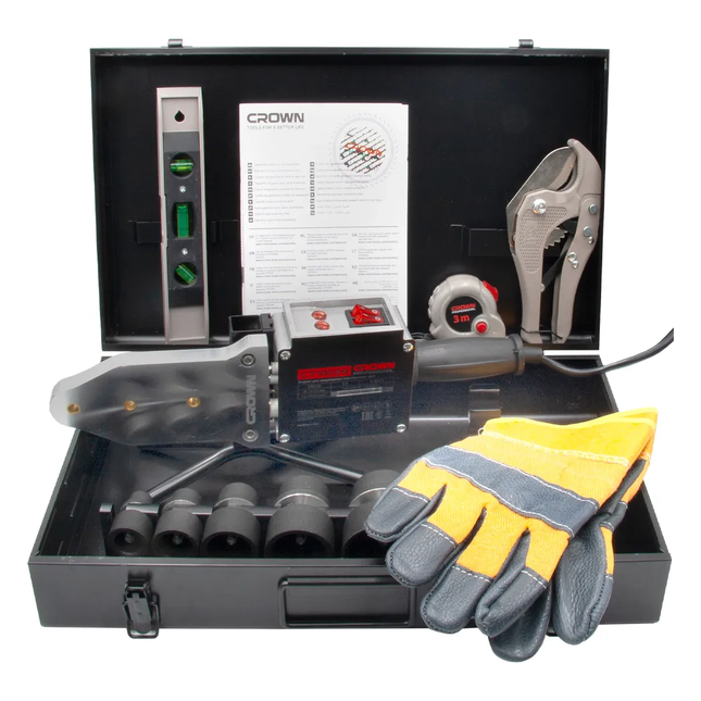 آلة لحام الأنابيب البلاستيكية 2000 واط كراون | CT19029