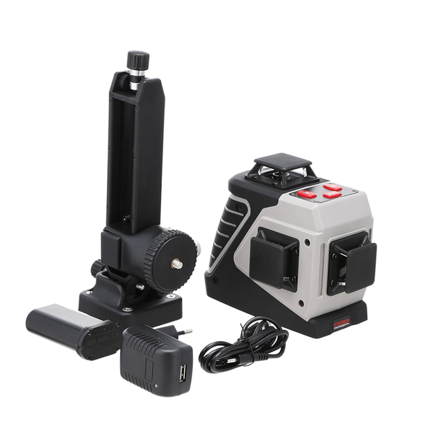 ليفل ليزر لون اخضر 8 خطوط 30 متر 360 درجة كراون | CT44048 MC