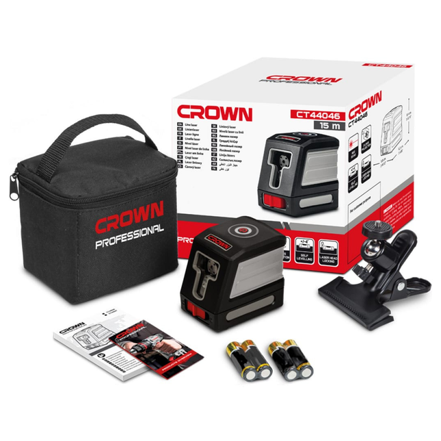 ليفل ليزر لون احمر خطين 15 متر | CT44046