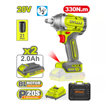 درل بوكسات شحن 330 نيوتن بطاريتين 2امبير