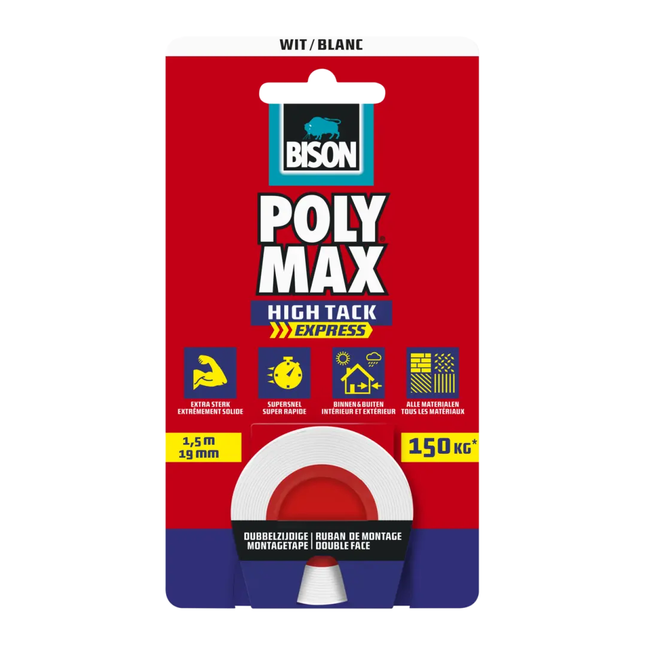 بولي ماكس دبل فيس لون شفاف  19مم *1.5متر 7004865 من بايسون