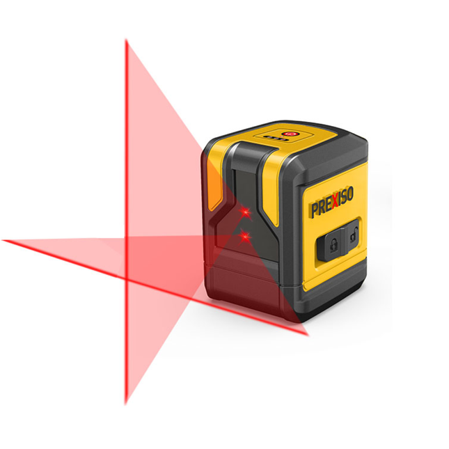 PREXISO PLC10P 2-Line Red Laser Level with Tripod Base