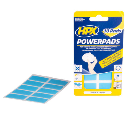 طقم دبل فيس قوي  10 قطع 20 مم × 40 مم HPX