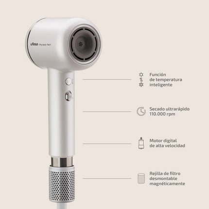 Ufesa Pro Ionic-Tech Digital Ionic Hair Dryer