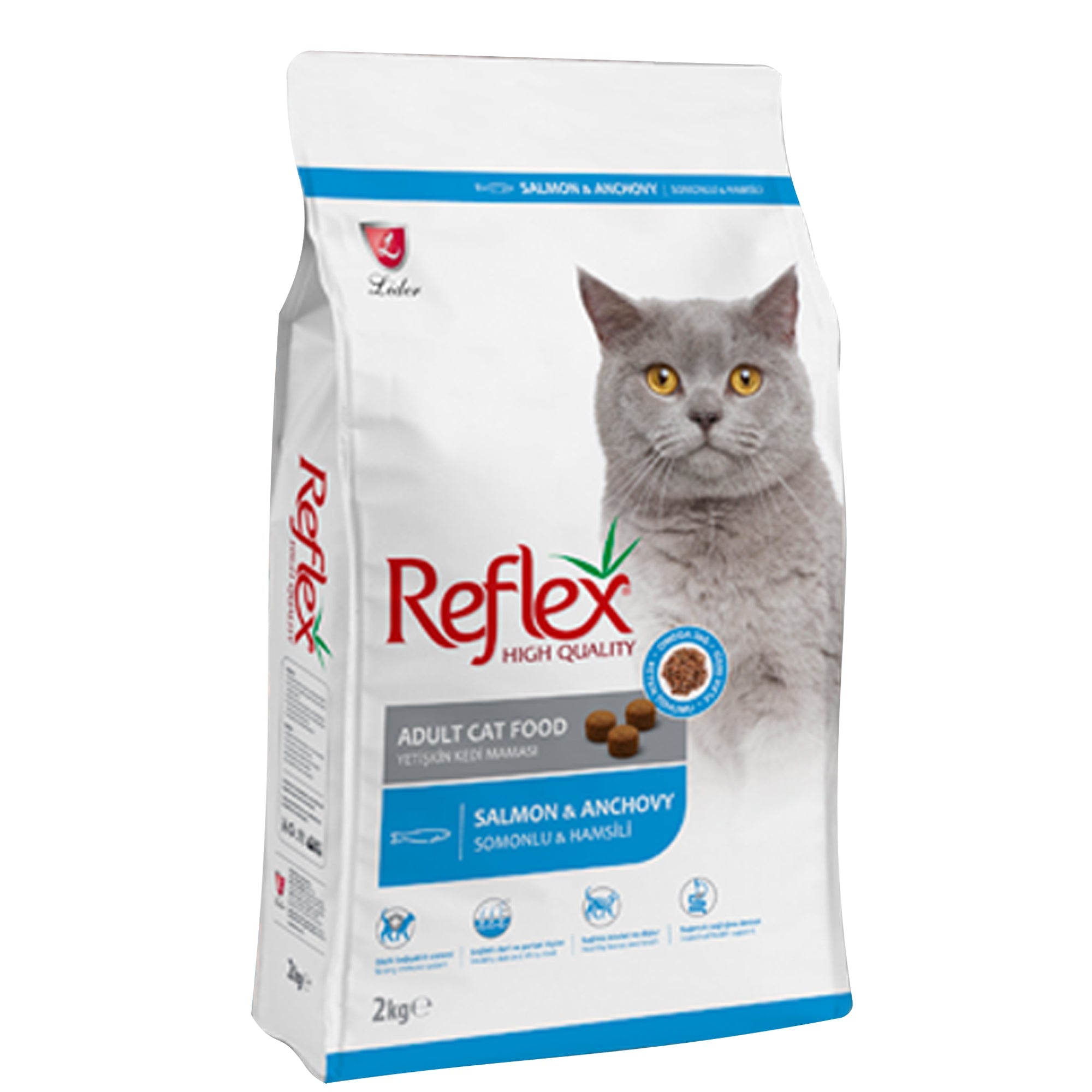 Reflex Adult Cat Food with Salmon & Anchovy 2kg |
