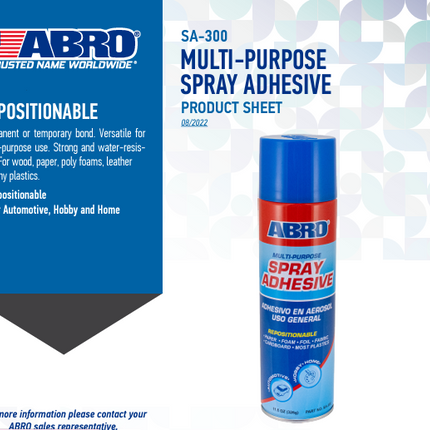 لاصق سبري متعدد الاستخدامات من ابرو ABRO