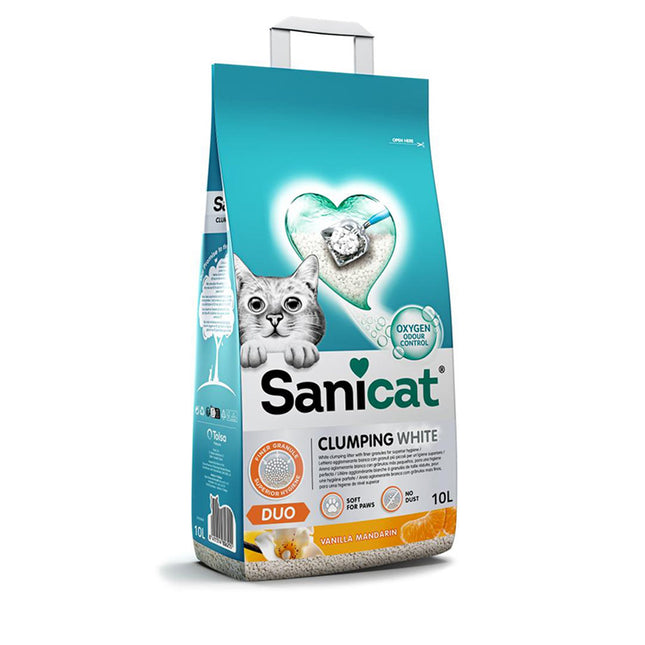 SANICAT CLUMPING WHITE Vanilla 10L
