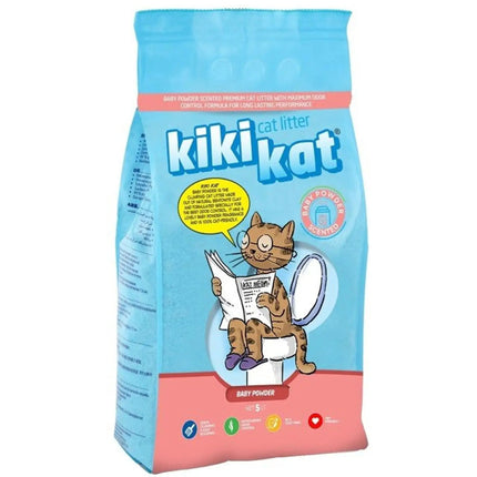 Kiki Kat Cat Litter – Baby Powder 10L