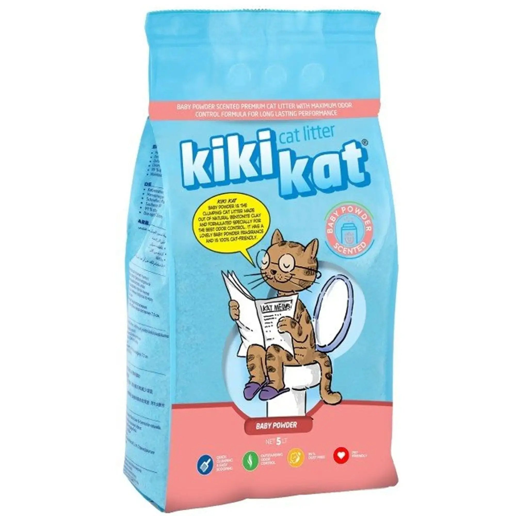 Kiki Kat Cat Litter – Baby Powder 20L |