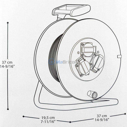 وصلة كهرباء صناعية 40 متر  2.5 مم من كراون CAPT-ER40B