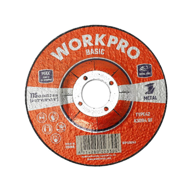 Fiber Cutting 4.5 inch 3mm by WorkPro (WP406141)